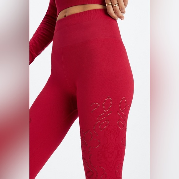 Fabletics Pants & Jumpsuits Fabletics Nwt Highwaisted Lace Seamless Leggings Poshmark